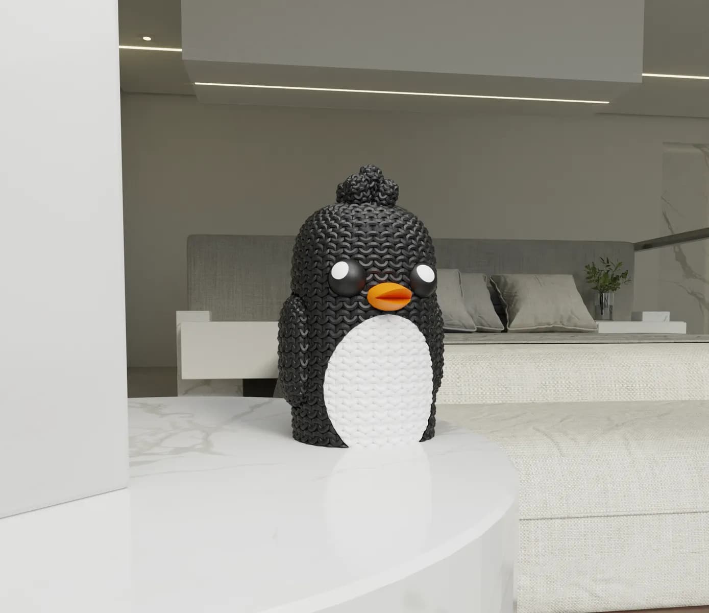 Pinguim (Crochê)