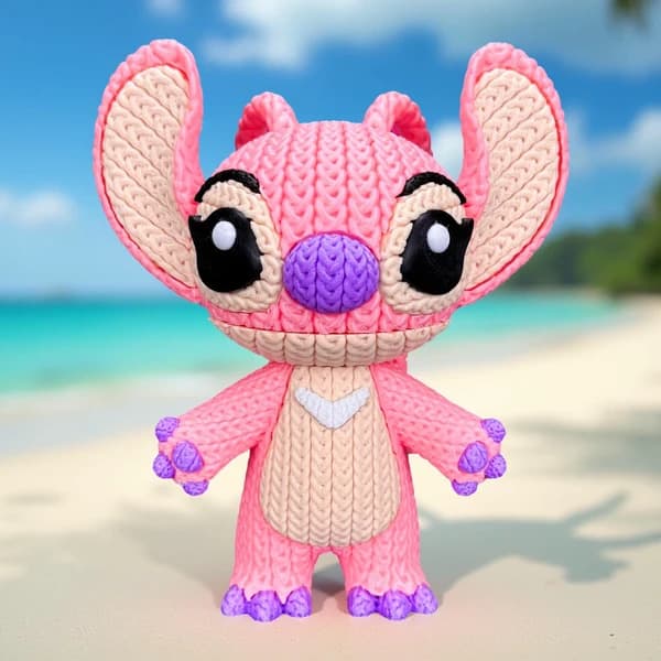Stitch Rosa (Crochê)