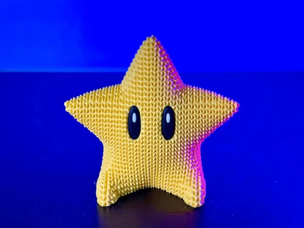 Estrela Super Mário (Crochê)